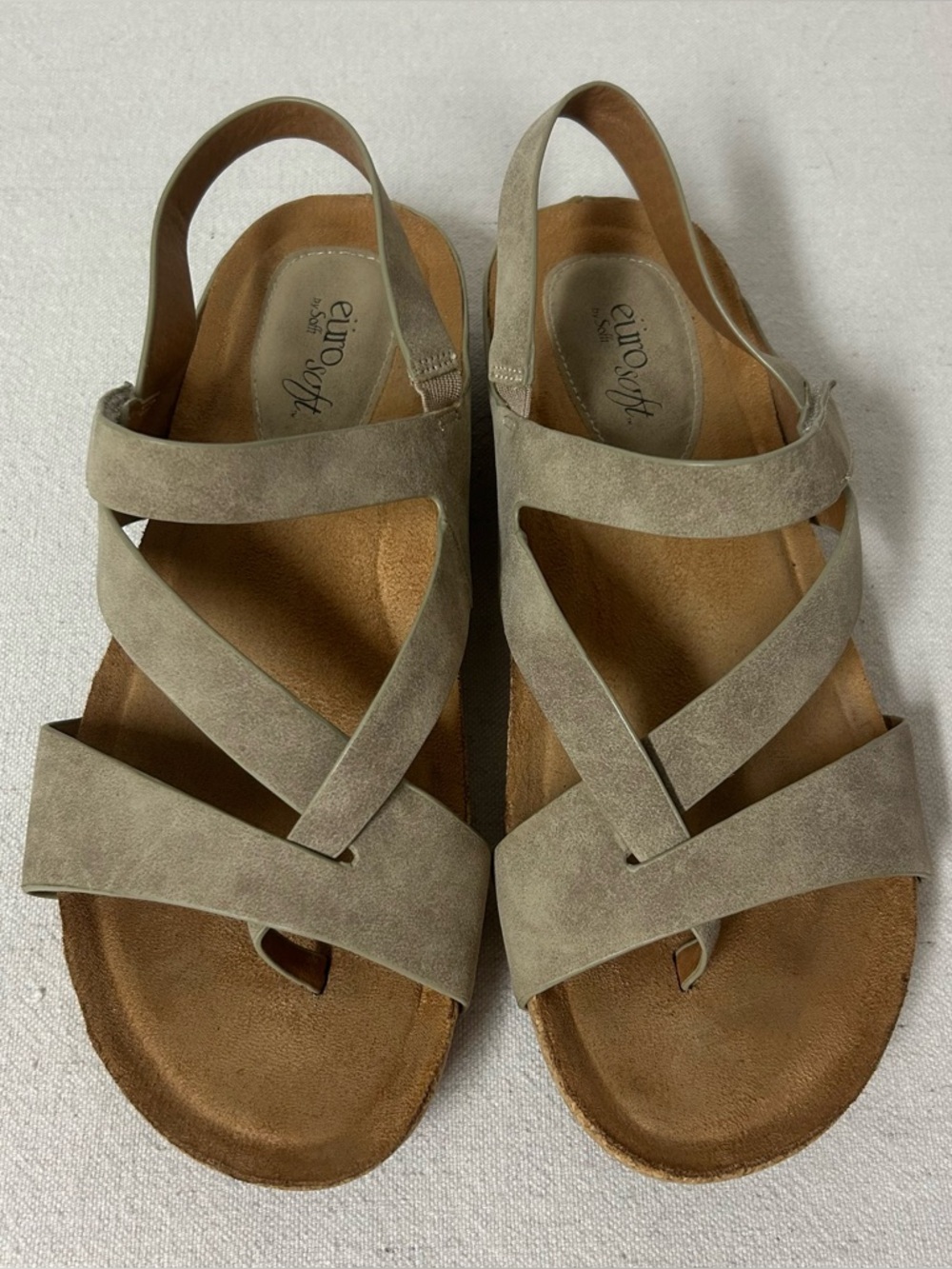 EuroSoft by Sofft Sandals Womens 9.5M Tan
